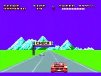 une photo d'Ã©cran de OutRun sur Sega Master System